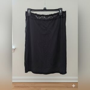 Avidlove Half Slip Underskirt Slip Skirt Floral Lace Waistband XL (NWOT)
